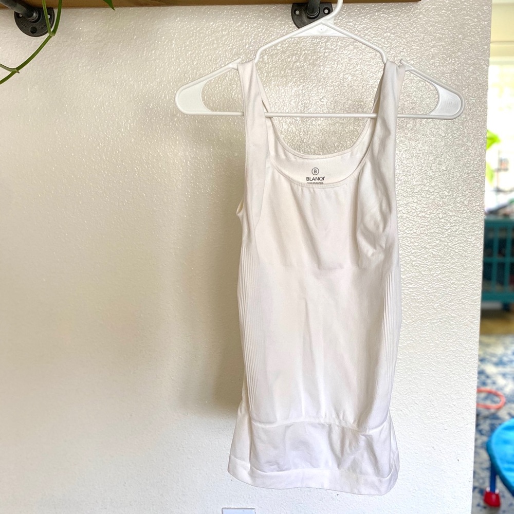 White Blanqi Postpartum + Nursing Tank Top